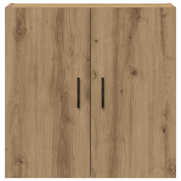 vidaXL Wandkast 60x31x60 cm bewerkt hout artisanaal eikenkleurig