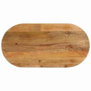 vidaXL Tafelblad ovaal 80x40x3,8 cm massief mangohout