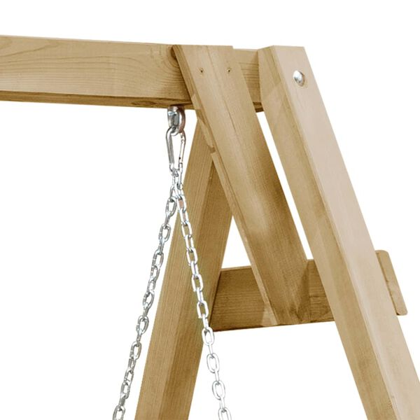 vidaXL Schommelbank 205x150x157 cm ge&iuml;mpregneerd grenenhout