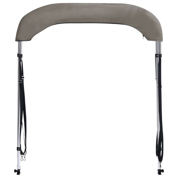 vidaXL Biminitop 2 bogen 150x120x110 cm grijs