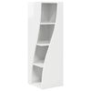 vidaXL Hoekkast Hoogglans wit 32x32x102cm Bewerkt hout