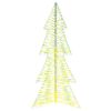 vidaXL Kerstboom met 160 LED Warmwit 150 cm PET