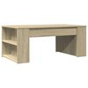 vidaXL Salontafel 102x55x42 cm bewerkt hout sonoma eikenkleurig
