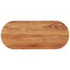 vidaXL Tafelblad ovaal 100x40x3,8 cm massief acaciahout