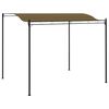 vidaXL Zonneluifel 180 g/m&sup2; 3x2,4 m taupe