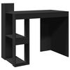 vidaXL Bureau 103,5x56,5x94 cm bewerkt hout zwart