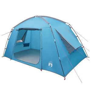 vidaXL Huisje Tent met dak Blauw 300 x 210 x 156 cm Polyester
