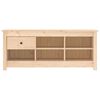 vidaXL Schoenenkast 110x38x45,5 cm massief grenenhout