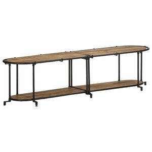 vidaXL Tv-meubel 160x42x40 cm massief ruw mangohout