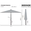 Madison Parasol Denia 200x200 cm groen