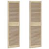 vidaXL Kastdeur 2 st Naturel 170 x 2,1 x 49,5 cm Massief grenenhout