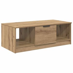 vidaXL Salontafel Artisan Eiken 102 x 50 x 36cm Bewerkt hout