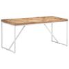 vidaXL Eettafel 160x70x76 cm massief acaciahout en mangohout