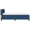 vidaXL Boxspringbed met matras met hoofdeinde Blauw 200 x 90 cm Stof