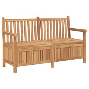vidaXL Tuinbank met opslag 150 x 60 x 90 cm Massief Teakhout