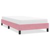 vidaXL Bedframe zonder matras 90x210 cm fluweel roze