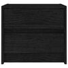 vidaXL Nachtkastje 40x30,5x35,5 cm massief grenenhout zwart
