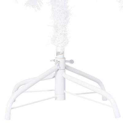 vidaXL Kunstkerstboom met verlichting dikke takken 180 cm wit