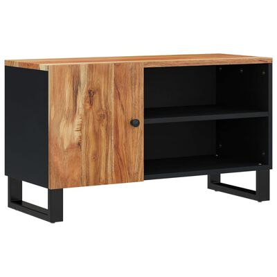 vidaXL Tv-meubel 80x33x46 cm massief acaciahout en bewerkt hout