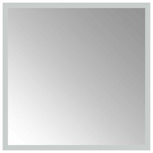 vidaXL LED Badkamer Spiegel Transparant 40 x 40 cm gehard glas