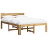 vidaXL Tweepersoonsbed met hoofdeinde ROSTOCK Wit 150 x 200 cm