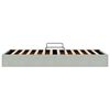 vidaXL Opslag bed met hoofdeinde Lichtgrijs 90 x 190 cm Fluweel