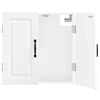 vidaXL Dartbord Kabinet UTRECHT Hoogglans Wit 52,5 x 10,5 x 53,5 cm