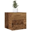 vidaXL Tv-wandmeubelen 2 st 30,5x30x30 cm oud houtkleurig