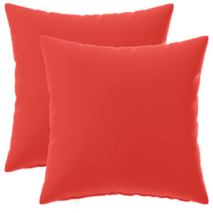 vidaXL Kussensloop 2 pcs HEERLEN Rood 30 x 30 cm Polyester