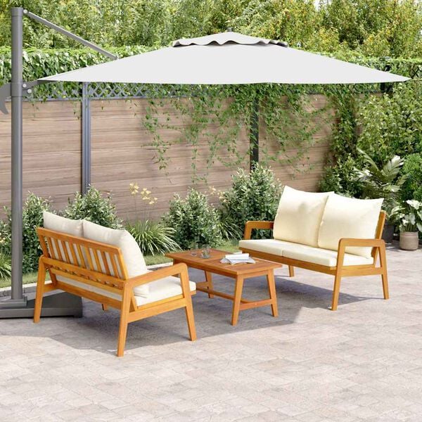 vidaXL Bistroset 3 pcs Bruin 115 x 65 x 71 cm Massief Acaciahout