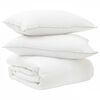 vidaXL Dekbedset 2 st 140 x 220 cm Zomer 150 gsm Bamboevezel Wit