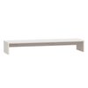 vidaXL Monitorstandaard 100x27x15 cm massief grenenhout wit