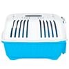 vidaXL Reismand 48x31,5x33 cm polypropeen wit en blauw