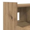 vidaXL Bureau met plank Artisan Eiken 97 x 45 x 90 cm Bewerkt hout