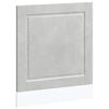 vidaXL Vaatwaspaneel Porto 60x1,5x57 cm bewerkt hout betongrijs