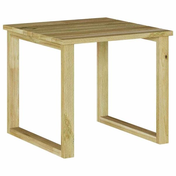 vidaXL Zonnebed Tafel Bruin 40 x 40 x 36 cm Geïmpregneerd grenen hout
