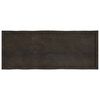 vidaXL Tafelblad natuurlijke rand 160x60x(2-4)cm eikenhout donkerbruin