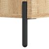 vidaXL Dressoir 34,5x34x90 cm bewerkt hout sonoma eiken