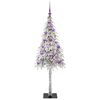 vidaXL Kerstboom met 150 LED met standaard Wit 150 cm PE en staal