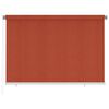 vidaXL Rolgordijn voor buiten 225(B)x140(H) cm HDPE terracottakleurig