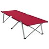 vidaXL Opvouwbaar Camping Bed Rood 194 x 62,5 x 42,5 cm