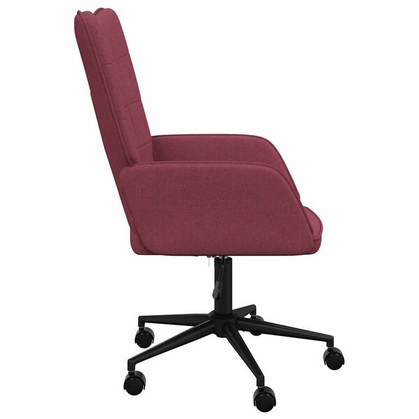 vidaXL Relaxstoel stof wijnrood