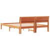 vidaXL Bedframe Wasbruin 150 x 200 cm Massief grenenhout