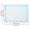 vidaXL Niet-geweven stof huisdier trainingspad 50 pcs 45 x 33 cm