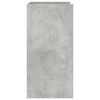 vidaXL Wasmachinekast met opslag Beton 67,5 x 48 x 97 cm Bewerkt hout