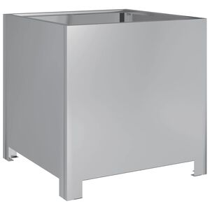 vidaXL Plantenbank 40x40x40 cm gegalvaniseerd staal