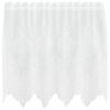 vidaXL Kantgordijn Wit 120 x 150 cm Polyester