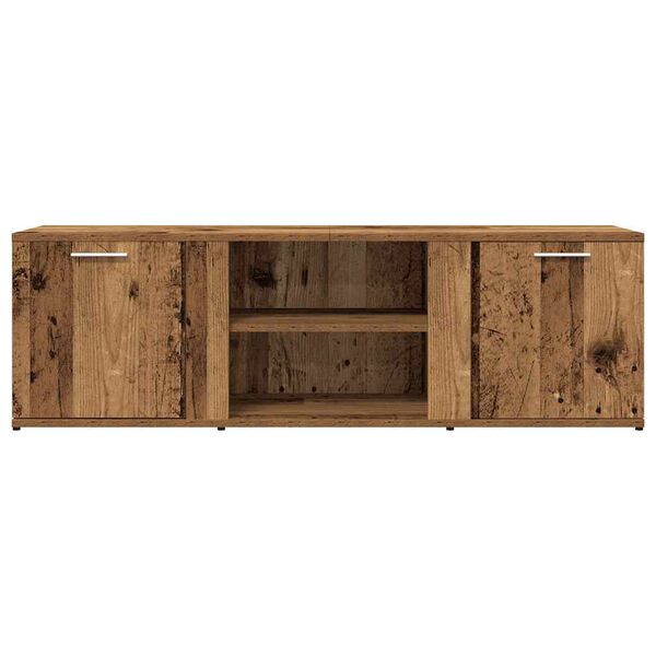 vidaXL Tv-meubel 120x34x37 cm bewerkt hout oud houtkleurig