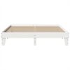 vidaXL Bedframe zonder matras massief grenenhout wit 200x200 cm