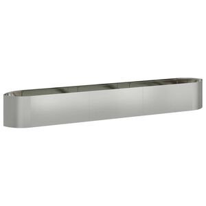 vidaXL Verhoogd Tuinbed Gegalvaniseerd staal 300 x 40 x 40 cm Staal